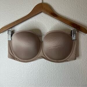 Thirdlove tan nude 24/7 classic strapless bra 36C
